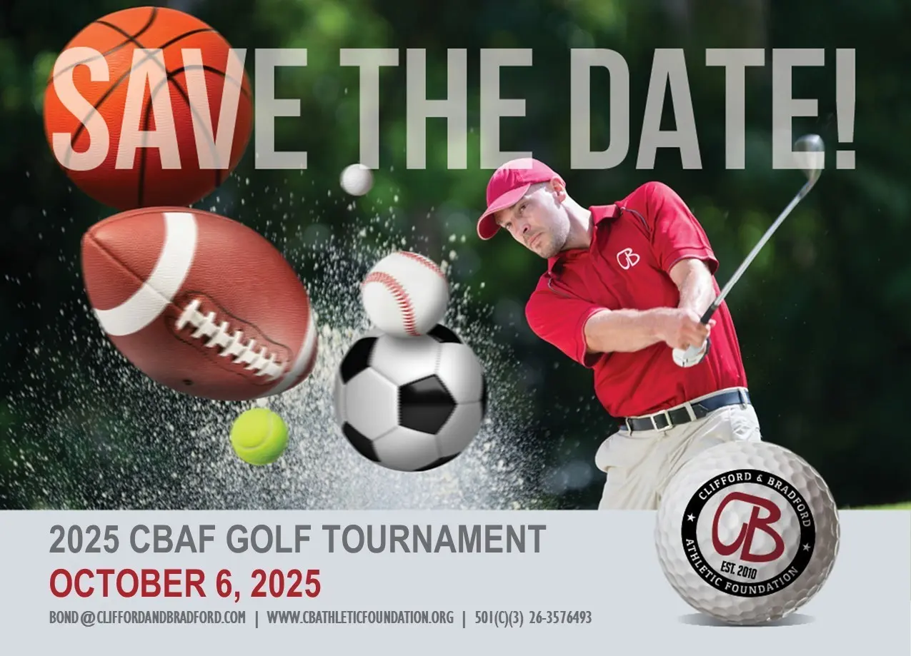 Clifford & Bradford Athletic Foundation Golf Tournament Save The Date