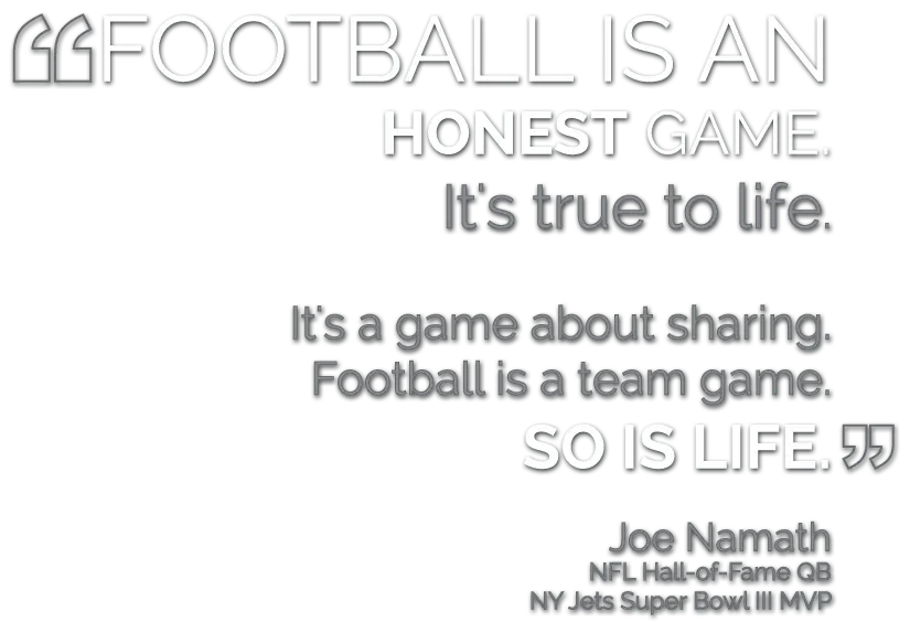 Joe Namath football quote